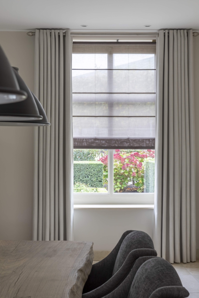 vouwgordijnen als raambekleding